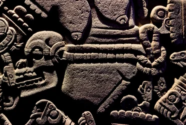 Ameryka; archeologia; Meksyk; Templo Mayor; Wielka Świątynia Azteków; Coyolxauqui, 2010 (zdjęcie)