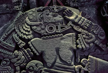 Ameryka; archeologia; Meksyk; Templo Mayor; Wielka Świątynia Azteków; Coyolxauqui, 2010 (zdjęcie)