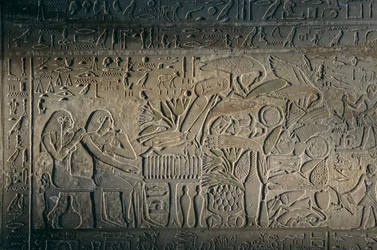 Relief z Abydos, artefakt; Egipt, 2005 r. (zdjęcie)