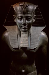 Thutmosis III, Thutmose III, Tuthmose III, posąg, Muzeum Luksorskie, Egipt, Nowe Państwo