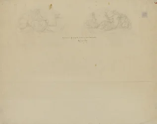 (Rotunda Kapitolu Stanu Iowa) (studium dla Two Lunettes)