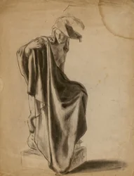 (Bez tytułu) (Studium draperii)