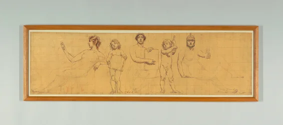 The Statute Law, Study for Right Panel of „The Reign of Law”, Fryz dla Sądu Apelacyjnego, Nowy Jork