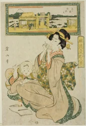 Sanktuarium Benzaiten w Shinobugaoka (Shinobugaoka Benzaiten), z „Modnych ośmiu widoków wschodniej stolicy (Furyu Toto hakkei)”