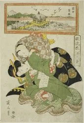 W awangardzie (Katata Rakugan), z serii „Fashio na be England ght view, ws you see (Furyu Omi Hakkei)”