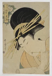 Kurtyzana Hanaogi z domu Ogiya, 1801