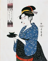 Ziemia Thea, Ukiyo-e wo dokut, Kitagawa Utamaro (1753-1806), okres Edo (1603-1868), Japonia