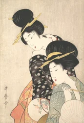 Dwie kobiety, ca. 1790.