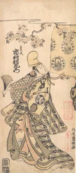 Aktor Ichimura Uzaemon IX, 1769 wcześnie.