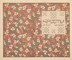 Tkanina jedwabna Arlette, 1901.