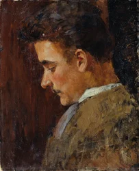 Młody portret Rudolfa Steindla, szwagra artysty