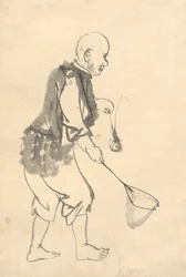 Rybak krewetek.