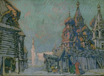 Scenografia do opery Khovanshchina M. Musorgskiego, 1911