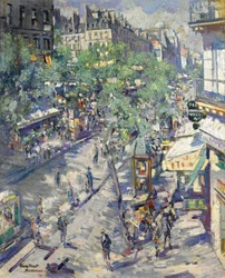 Boulevard de Sebastopol w Paryżu, 1923