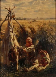 Dzieci na polach, 1870