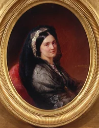 Portret Tsountes Natalia Pawłowna Stroganowa 1796-1872, 1864