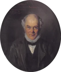 Portret malarza Jegora Iwanowicza Makowskiego 1802-1886, 1859