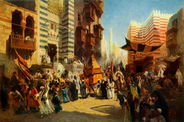 Powrót Świętego Dywanu z Mekki do Kairu, 1876, 1965.