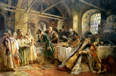 Ceremonia pocałunku, 1895.