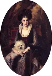 Maria Aleksiejewna Makowska autorstwa Konstantina Makowskiego (1839-1915)
