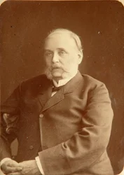 Portret autora Iwana Aleksandrowicza Gonczarowa (Iwana Aleksandrowicza Gonczarowa) (1812-1891). Albumin Photo Konstantina Schapiro (1839-1900)