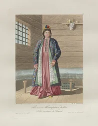 Tatarska dziewczyna. Z narodów Rosji, 1812