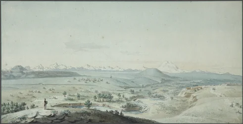 Widok twierdzy Konstantinogorsk z Góry Maszuk, 1805