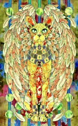 Kot rasy Regal Winged Sphynx