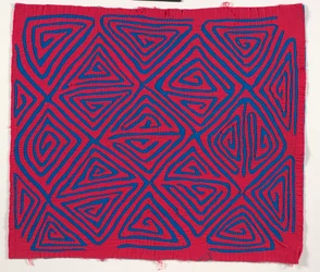 Panel koszuli (mola), ok. 1950 r. (bawełna z aplikacjami)