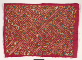 Panel koszuli (mola), ok. 1950 r. (bawełna z aplikacjami)
