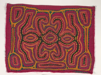 Panel koszuli (mola), ok. 1950 r. (bawełna z aplikacjami)