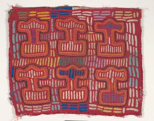 Panel koszuli (mola) (bawełna z aplikacjami)