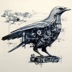 Steamowe plany mechanicznych ptaków z Da Vinci 4
