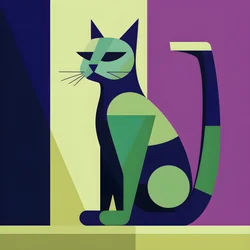 Aby stworzyć uderzający kontrast, zawartość srebrnego kota utrzymana jest w stylu modernistycznych, czystych linii 2