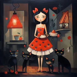 szalona kotka w sukience 1