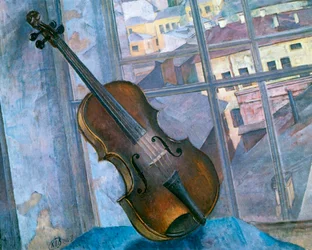 „Martwa natura ze skrzypcami”, 1918