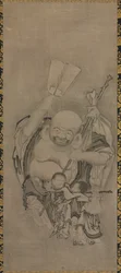 Hotei z taoistycznymi nieśmiertelnymi: Hotei, ok. 1930 1575-1600.