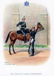 6. Karabinierów Dragon Guards, 1915.