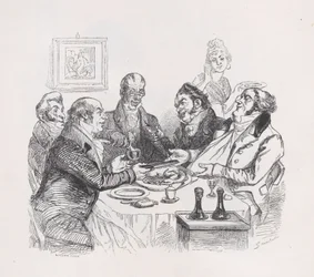 Pochwała kurczaka z Dzieł wszystkich Bérangera, 1836.