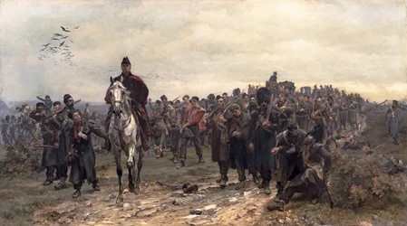 Powrót z Inkermanu w 1854 r.