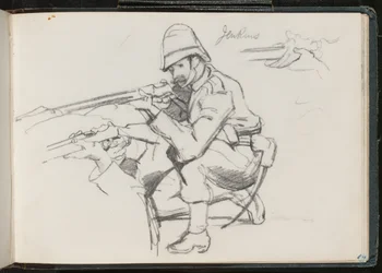 – Jenkinsa? klęcząc do ognia, 1879