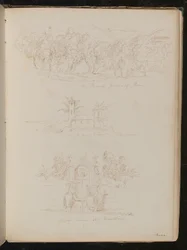 Studium „Pomarańczowych plantatorów z Nicei”, studium architektoniczne „kościoła i klasztoru na drodze”, studium „Kobiety Nizzard przy fontannie?