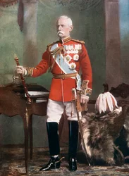 Feldmarszałek Lord Roberts, dowódca sił zbrojnych w RPA, 1902.