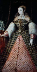 Portret Katarzyny Medycejskiej, królowej małżonki króla Henryka II Walezego, ok. 1547-59 (olej na płótnie)