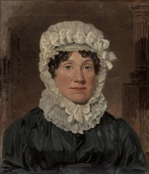 Portret pani Ben Marshall (olej na płótnie) (patrz 158573 dla pary)
