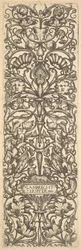 Świeczniki z puttami na koźle pośrodku, ca. 1525-50.