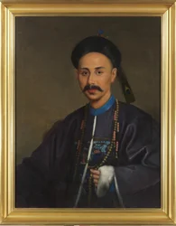 Portret Samqua, ok. 1850 (olej na płótnie)