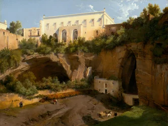 Widok willi, Pizzofalcone, Neapol, ok. godz. 1819.