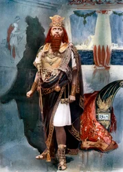 Drzewo Herberta Beerbohma w Herodzie, ok. 1902 r.