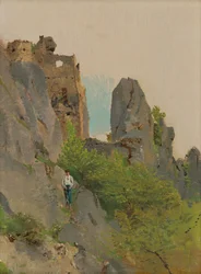 Widok ruin Su? Ovské, 1875-85
